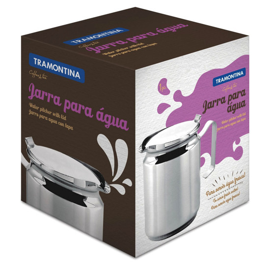 Imagem JARRA AÇO INOX PARA ÁGUA 2,06L LADY 