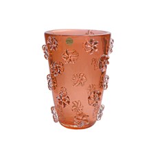 Imagem de VASO COM OURO PEQUENO P80 19X28CM LARANJA DI MURANO  - Studio Cavalli Ind Com Import Export Ltda