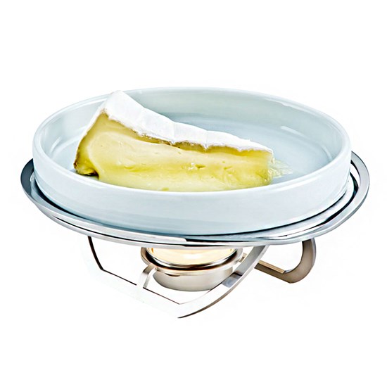 Imagem RECHAUD BRIE LINEA PEQUENO INOX 17CM - RIVA 