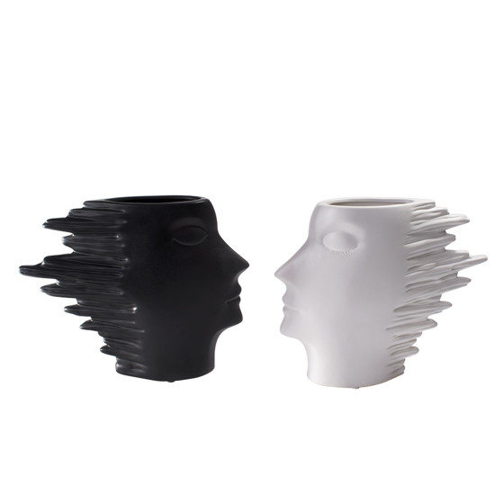 Imagem VASO CERÂMICA ESCULTURA BRANCO 39005