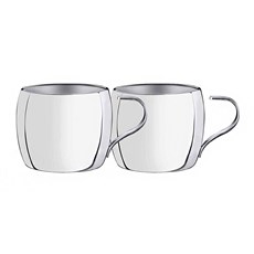 Imagem de CONJUNTO DE XÍCARAS AÇO INOX PARA CHÁ E CAPPUCINO COM 2 PEÇAS  - Tramontina Nordeste S A