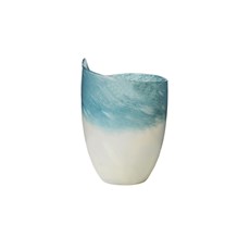 Imagem de VASO DECORATIVO VIDRO 24CM AZUL 36827 GRILLO - Grillo Ltda