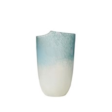 Imagem de VASO DECORATIVO VIDRO 30CM AZUL 36831 GRILLO - Grillo Ltda