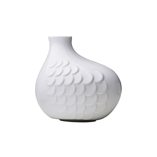 Imagem VASO PLUMAS GRANDE BRANCO 32CM HOLARIA