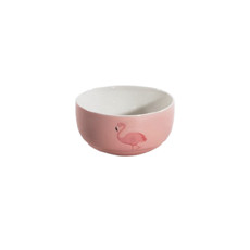 Imagem de BOWL REDONDO CERÂMICA FLAMINGO 11,5CM ROSA E BRANCO 42744 GRILLO - Grillo Ltda