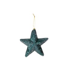 Imagem de ESTRELA NATALINA COM GLITTER 11CM VERDE 40586 GRILLO - Grillo Ltda