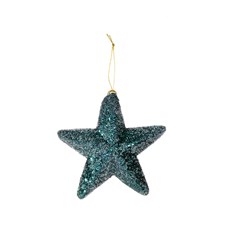 Imagem de ESTRELA NATALINA COM GLITTER 15CM VERDE 40587 GRILLO - Grillo Ltda