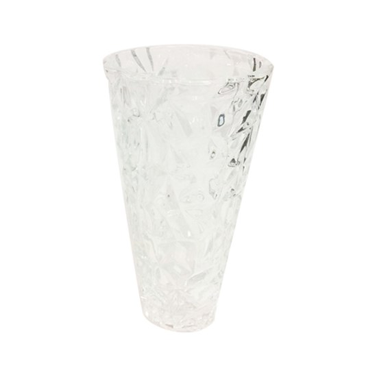 Imagem VASO DECORATIVO VIDRO 25,5CM TRANSPARENTE 36749 GRILLO