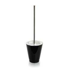 Imagem de SUPORTE COM ESCOVA SANITÁRIA VITRA 12,5X41CM SS 425 PRETO - Martiplast Ind Com De Plasticos Ltda