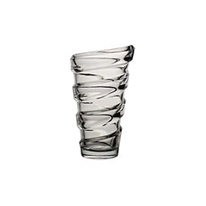 Imagem de VASO DECORATIVO DE VIDRO ESPIRAL 12X21CM TRANSPARENTE 44875 GRILLO  - Grillo Ltda