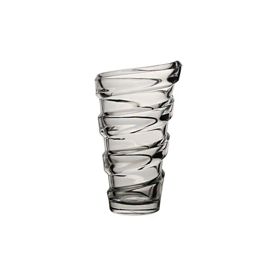 Imagem VASO DECORATIVO DE VIDRO ESPIRAL 12X21CM TRANSPARENTE 44875 GRILLO 