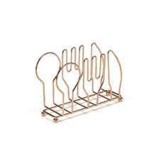 Imagem de PORTA GUARDANAPOS LINHA QUERIDA 14,5CM ROSE GOLD - Arthi Comercial Ltda