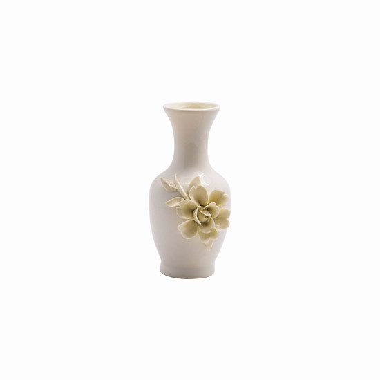 Imagem VASO DECORATIVO EM CERÂMICA FLOWERS 8X16CM AMARELO 38814 GRILLO