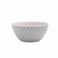 Imagem de BOWL EM CERÂMICA CORONA 550ML 14,6CM SMARTECH LOSANGOS  - Martiplast Sao Paulo Prod Plast Ltda