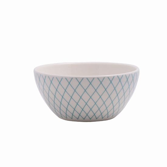 Imagem BOWL EM CERÂMICA CORONA 550ML 14,6CM SMARTECH LOSANGOS 