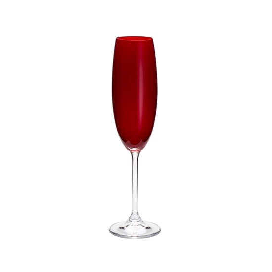 Imagem JOGO COM 6 TAÇAS PARA CHAMPAGNE CRISTAL ECOLÓGICO 220ML GASTRO RUBI BOHEMIA