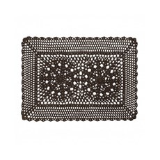 Imagem de JOGO AMERICANO RETANGULAR CROCHET 45X33CM CHOCOLATE - Copa Industrial Ltda