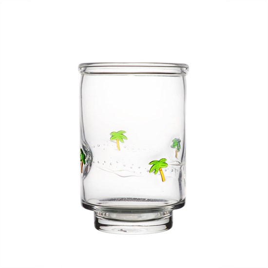 Imagem VASO DE VIDRO TRANSPARENTE COQUEIROS 46800 GRILLO