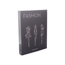 Imagem de CAIXA LIVRO METALIZADO HOT FASHION 30X24X4CM - Goods Br Distribuidora Ltda