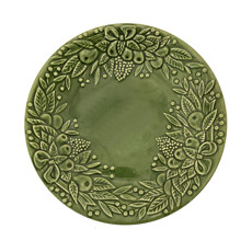 Imagem de CONJ. 6 PRATO RASO CELEBRATE VERDE COBRE 29CM SCALLA - Scalla Ceramica Artistica Ltda-Epp