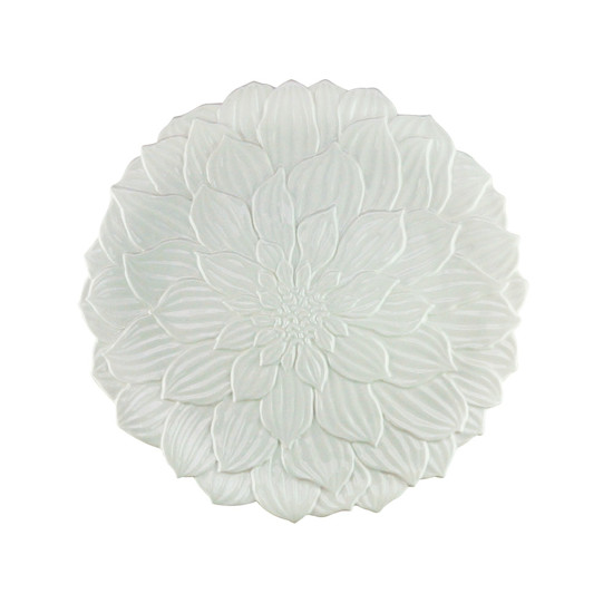 Imagem SOUSPLAT PORCELANA DAISY BRANCO 33CM WOLFF