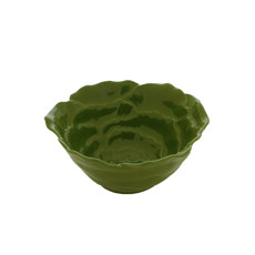 Imagem de BOWL PORCELANA ROSY VERDE 14X6CM WOLFF - Rojemac Impotacao E Exportacao Ltda