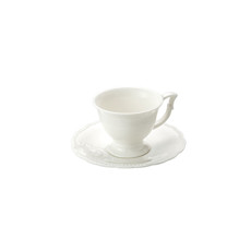 Imagem de XÍCARA PARA CAFÉ DE PORCELANA SUPER WHITE QUEEN 100ML  - Coliseu Presentes Ltda