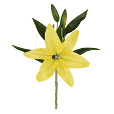 Imagem de HASTE LÍRIO SILVESTRE 3D AMARELO 43CM 44502 GRILLO - Grillo Ltda