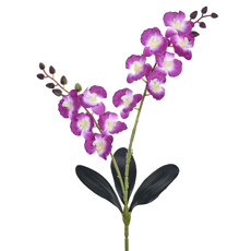 Imagem de HASTE ORQUÍDEA X2 CETIM LAVANDA 50CM 46410 GRILLO - Grillo Ltda