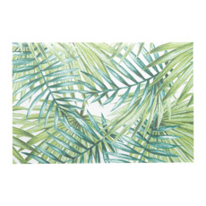 Imagem de LUGAR AMERICANO PLÁSTICO PALM VERDE 45X30CM  - Rojemac Impotacao E Exportacao Ltda