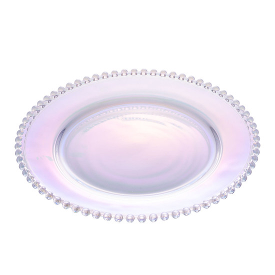 Imagem PRATO DE CRISTAL DE CHUMBO PEARL RAINBOW 28CM WOLFF