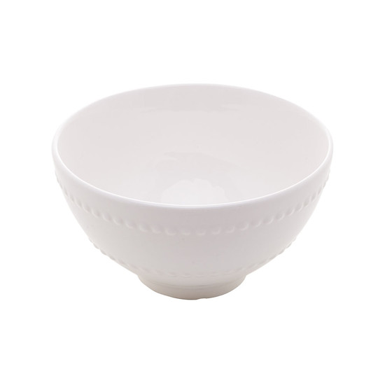 Imagem BOWL DE PORCELANA NEW BONE PEARL BRANCO 12,5X7CM LYOR