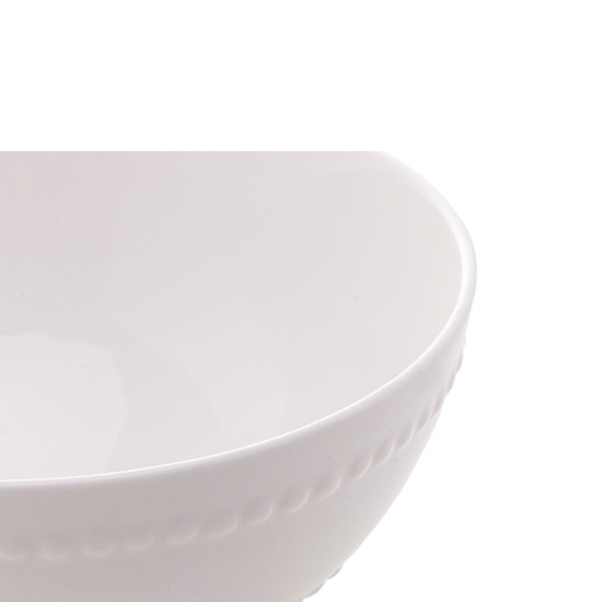 Imagem BOWL DE PORCELANA NEW BONE PEARL BRANCO 13,5X6,5CM LYOR