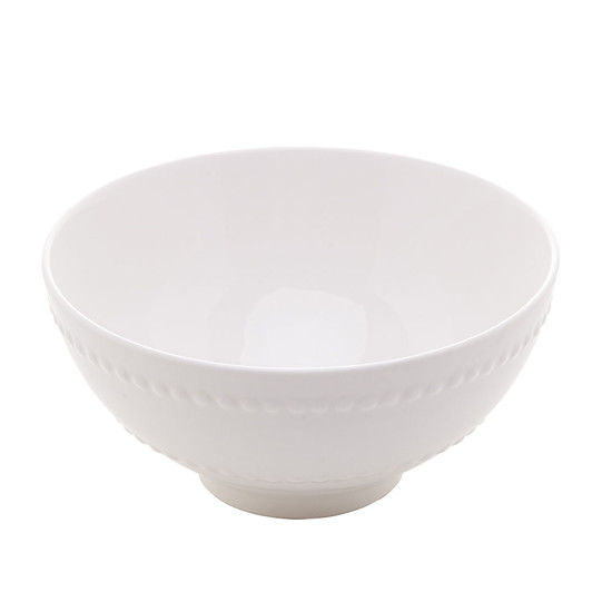 Imagem BOWL DE PORCELANA NEW BONE PEARL BRANCO 13,5X6,5CM LYOR