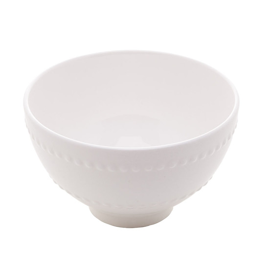 Imagem BOWL DE PORCELANA NEW BONE PEARL BRANCO 11,5X7CM LYOR