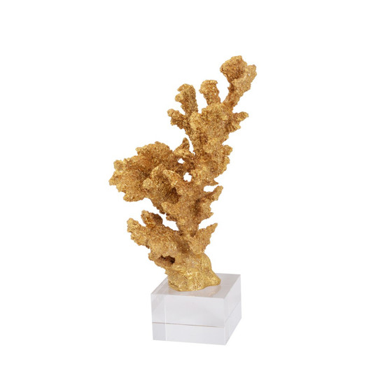 Imagem ESCULTURA CORAL DE RESINA 29CM CITY IMPORTS