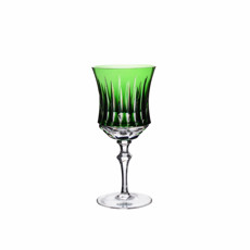 Imagem de TAÇA VERDE LAPIDADA PARA VINHO 300ML 1 UNID - Rota Do Cristal Comercio Ltd