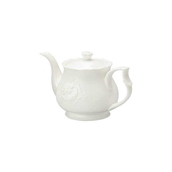 Imagem BULE PARA CAFÉ DE PORCELANA SUPER WHITE QUEEN 1L 