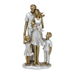 Imagem de ESCULTURA FAMÍLIA 25CM BEM MAIOR ESPRESSIONE - Mabruk Importacao E Comercio Ltda