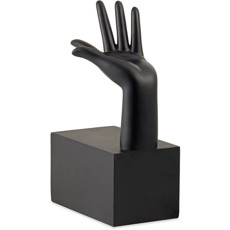 Imagem de ESCULTURA MÃO EM POLIRESINA PRETO 29CM MART - Moas Industria E Comercio Importacao E Exportacao Ltda