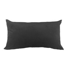 Imagem de ALMOFADA VELUDO SOFT LISO 35X58 CM COR PRETO - B H Turqueto Decoracoes Me