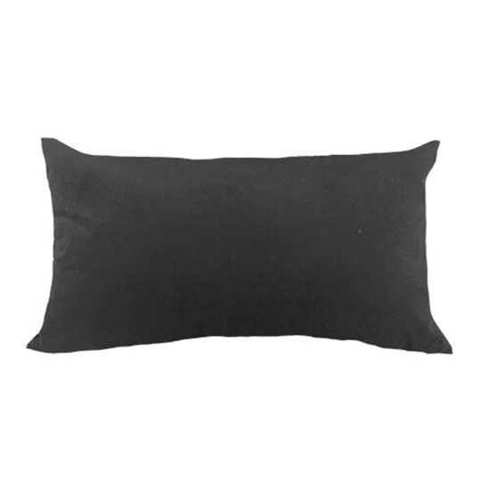 Imagem ALMOFADA VELUDO SOFT LISO 35X58 CM COR PRETO