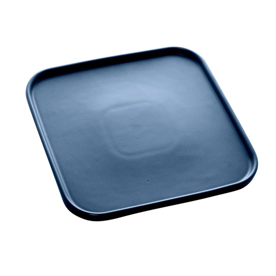 Imagem CONJUNTO 2 TRAVESSAS PORCELANA NORDICA AZUL ESCURO MATT 25X25X2CM - BON GOURMET