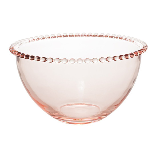 Imagem CONJUNTO 4 BOWLS CRISTAL DE CHUMBO PEARL ROSA 13X8CM WOLFF 