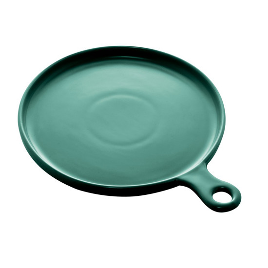 Imagem CONJUNTO 2 TRAVESSAS PORCELANA NORDICA VERDE ESCURO 26CM - BON GOURMET