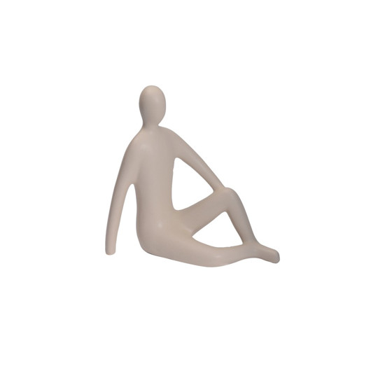 Imagem ESCULTURA DECORATIVA YOGA BEGE 