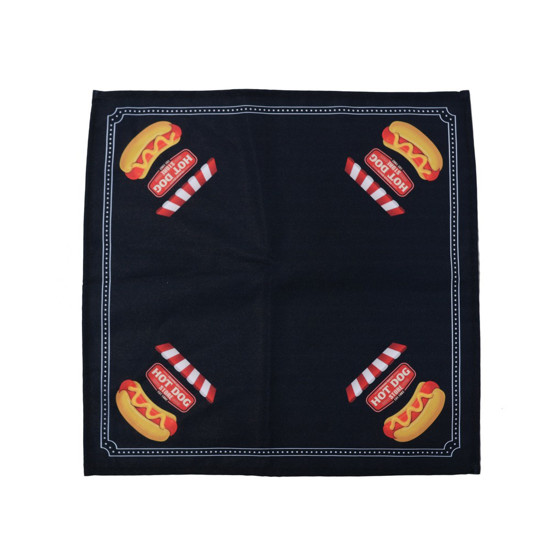 Imagem GUARDANAPO ESTAMPADO 45X45CM HOT DOG BLACK