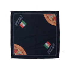 Imagem de GUARDANAPO ESTAMPADO 45X45CM PIZZA BLACK - Nilson Wegner Epp