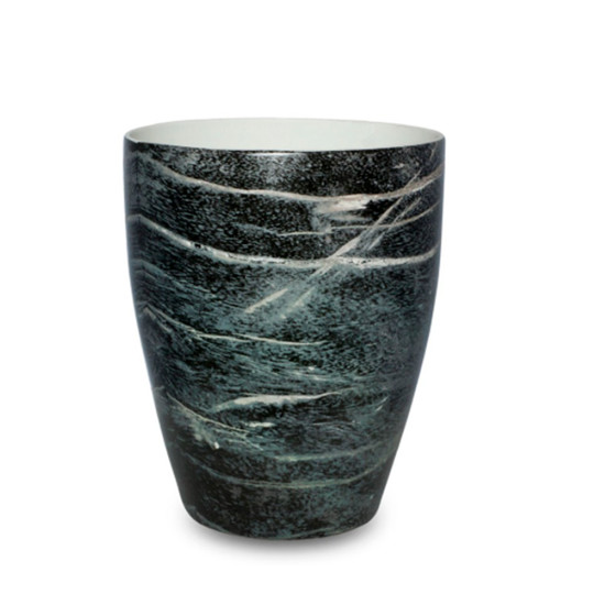 Imagem VASO DECORATIVO EM CERÂMICA NOIR COR PRETA