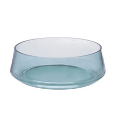 Imagem de VASO DECORATIVO EM VIDRO VERDE 17X6 CM - GRILLO - Grillo Ltda